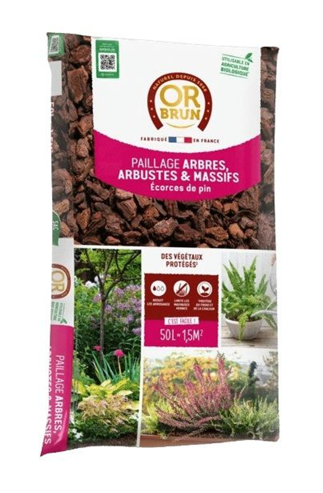 Écorces de Pin – Or Brun (50L)