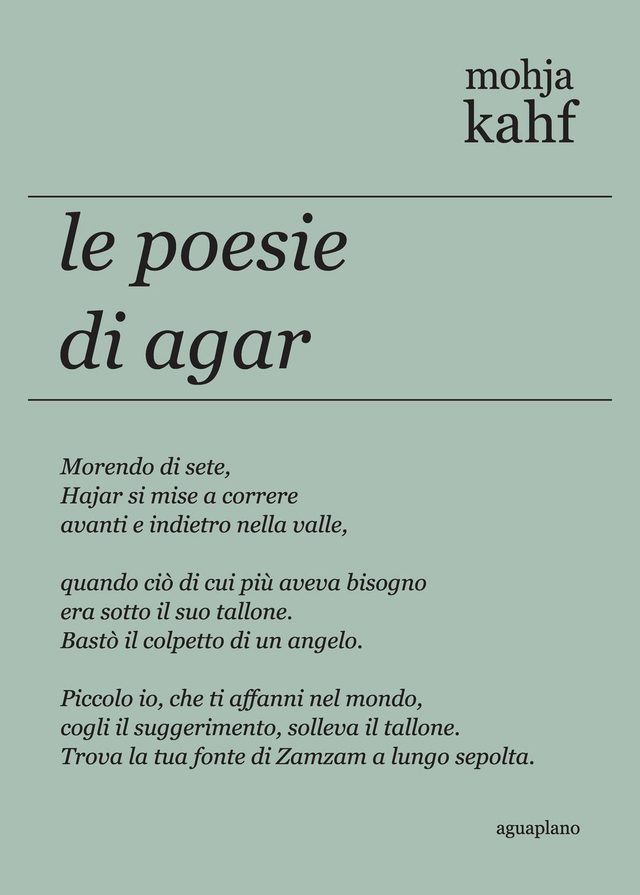 Kahf Mohja - Le poesie di Agar