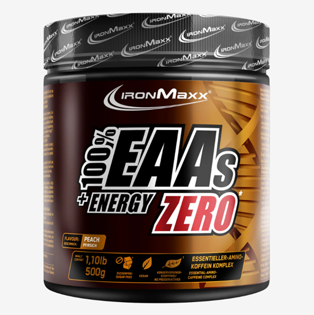 100% EAAs + Energy ZERO 550 g IronMaxx®