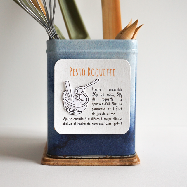 Le pesto roquette • recette aimantée