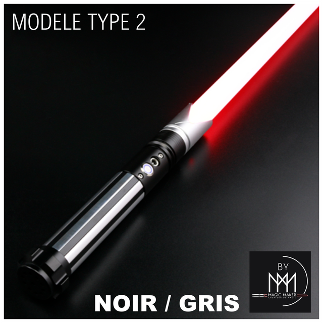 SABRE LASER - Modèle type 2 - NOIR &amp; GRIS