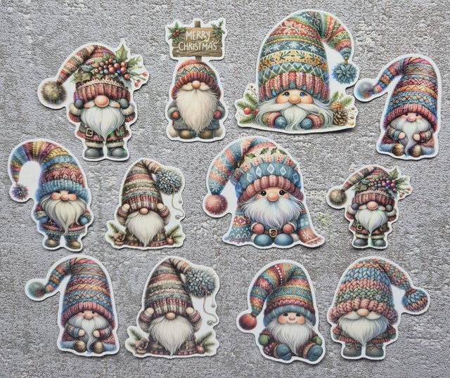 Christmas Gnome stickers