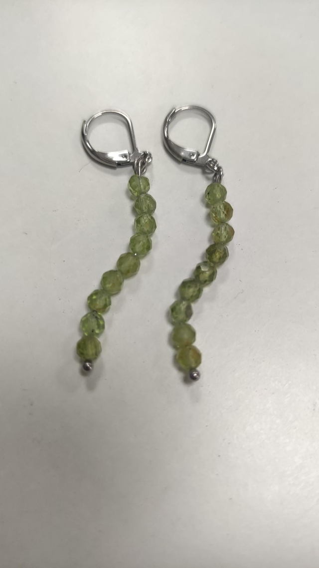 Boucles d'oreilles péridot 