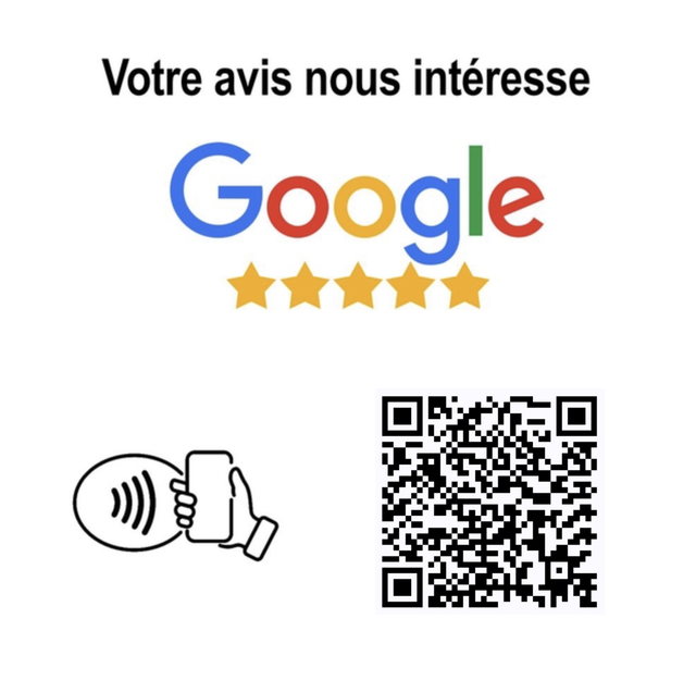 Carte avis GOOGLE