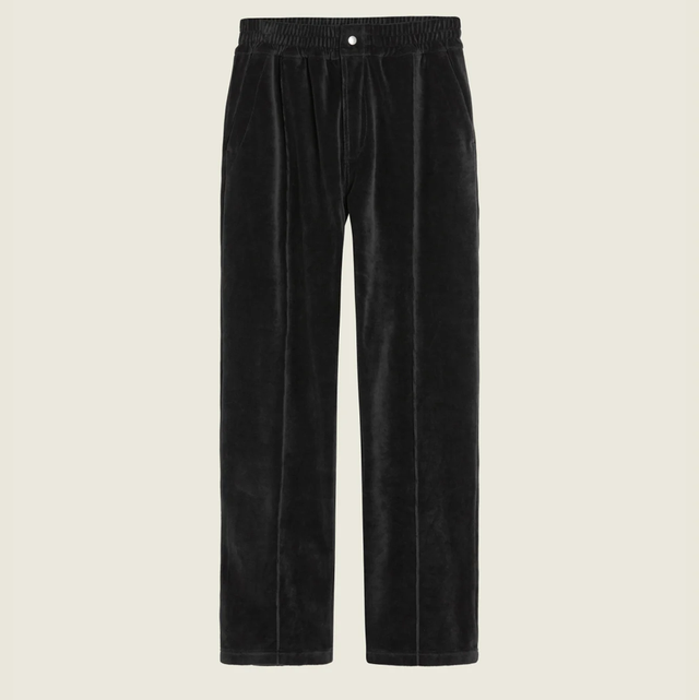 OAS Nearly Black Velour Pants