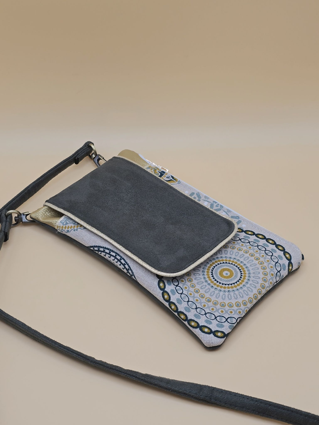 Pochette Holly suédine kaki