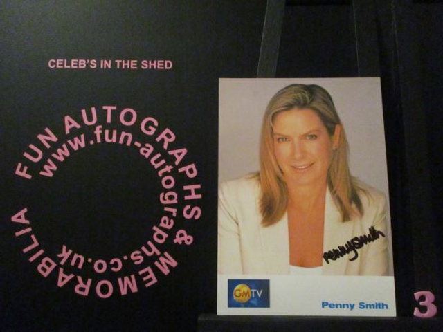 Penny Smith Authentic Autographed GMTV 6x4 Cast Card (3)