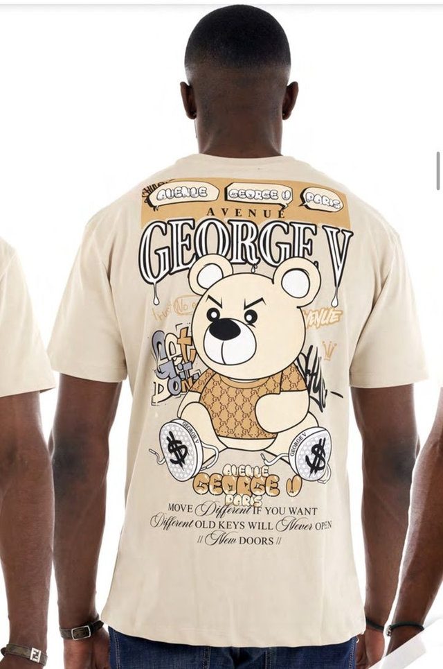 Avenue George V – T-shirt Ours Beige