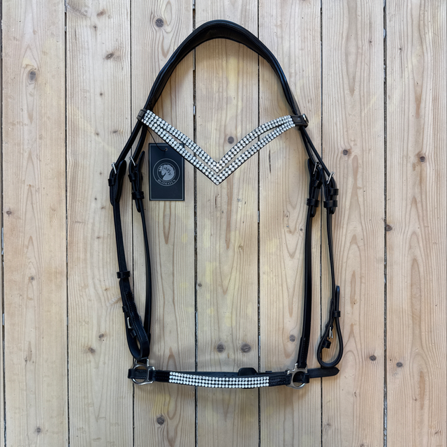 1-teilige Trense Halastjarna: große Kristalle