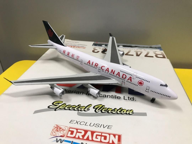 Air Canada B747-433 (C-GAGN) &quot;CHINESE CHARACTERS&quot;, 1:400