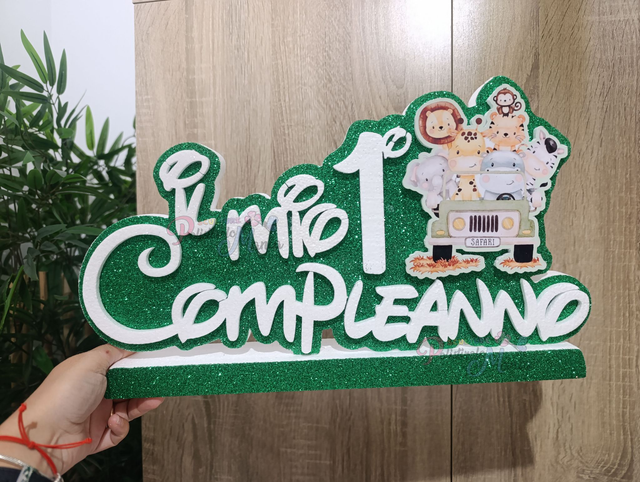 Scritta il mio Compleanno + personaggio