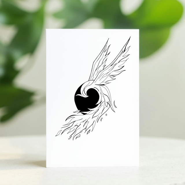 "Flamme" Carte postale - 2022