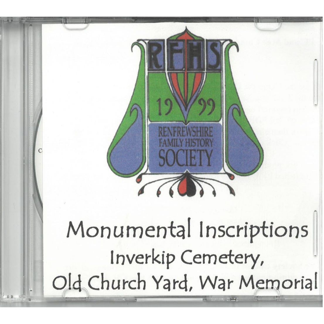 Inverkip Cemetery Old Churchyard War Memorial, Renfrewshire CD