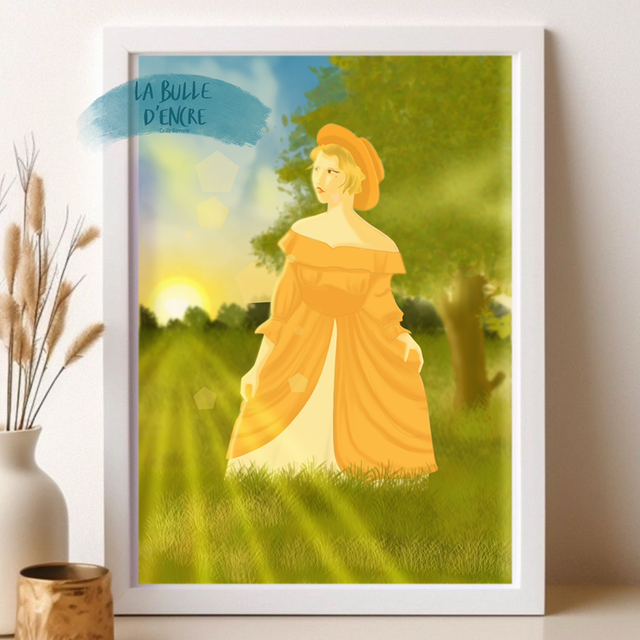 Illustration « jardin » format A4