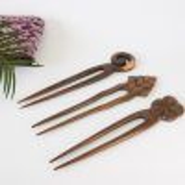 HORQUILLA DE DOS PUAS EN MADERA SONO BALI