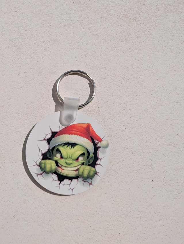 Portes clés sublimation Hulk 