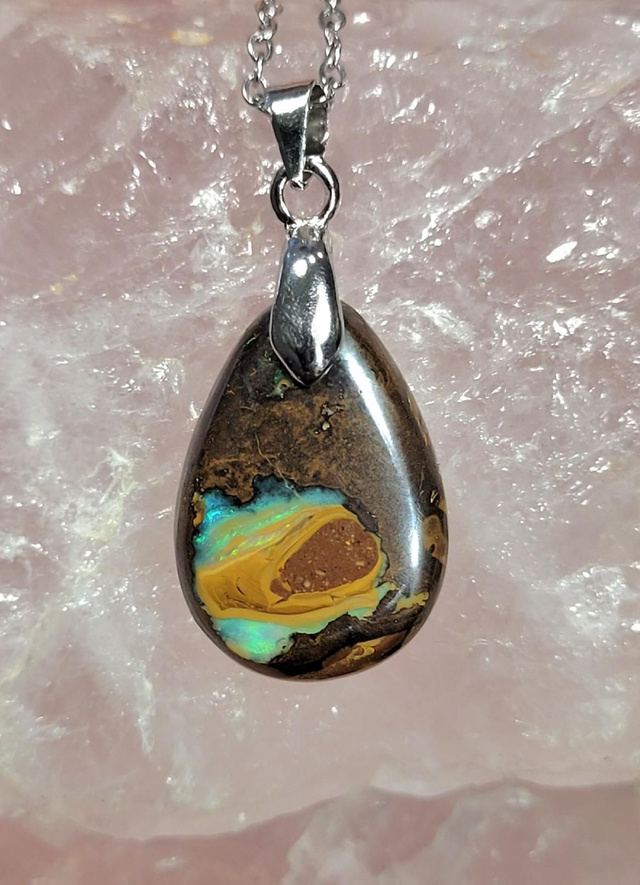 Pendentif Opale Boulder 