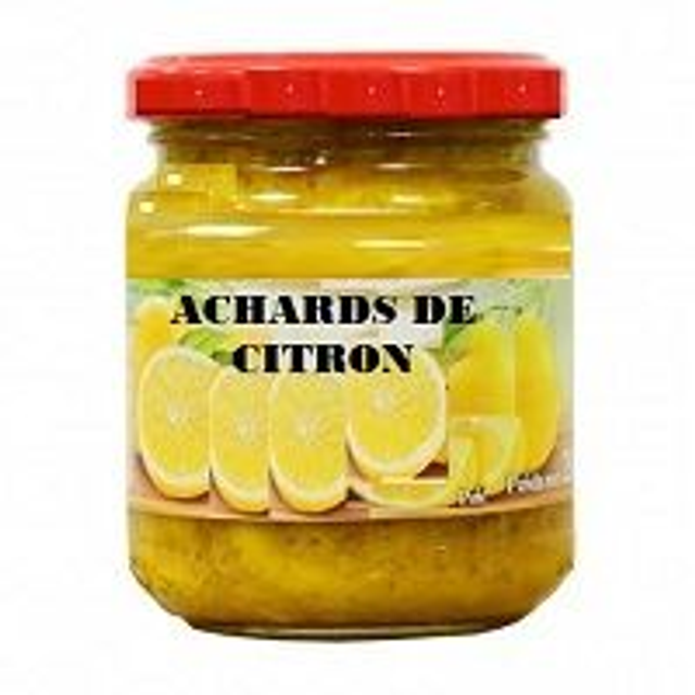 Achards de citron