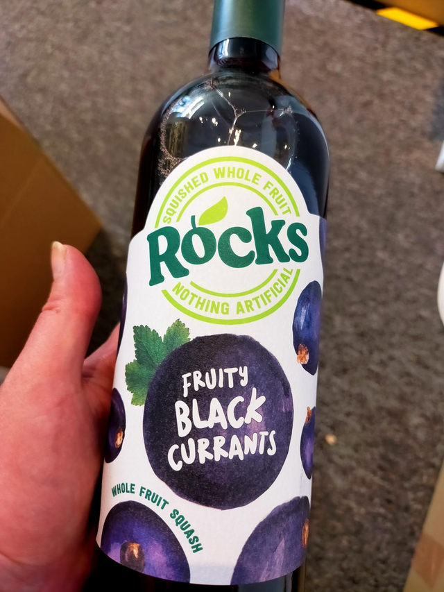 Rocks Blackcurrant Squash NEW FORMULA 740ml  66344