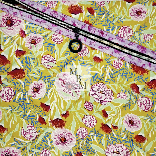 Floral Hemingway Pouch - Flower Garden by Bethany Salt