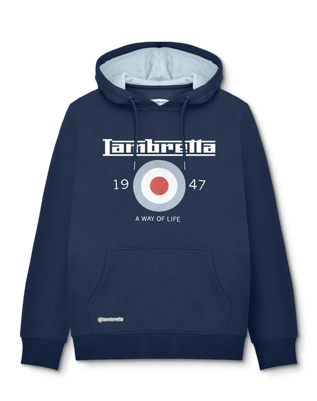 SS8289 Lambretta Target Hoodie - Navy
