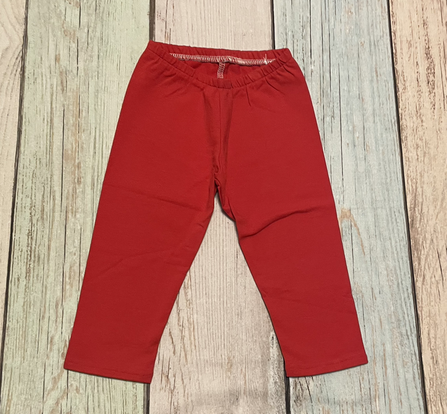 Capri-Leggins, Größe 116, rot 