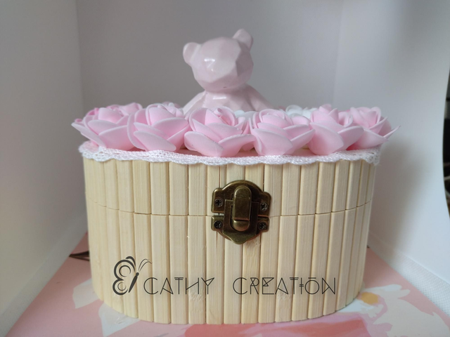 Boîte ourson  16x12 cm