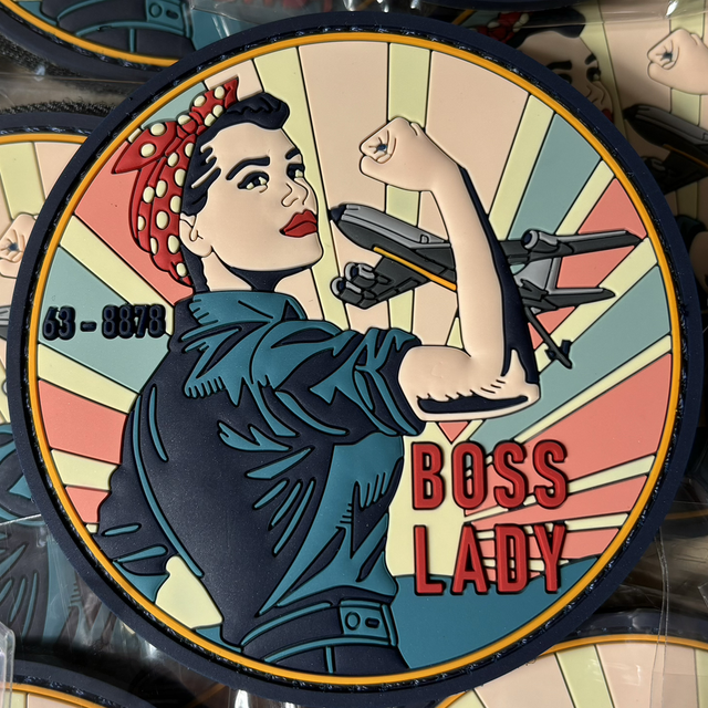 BOSS LADY KC135 Nose Art Patch