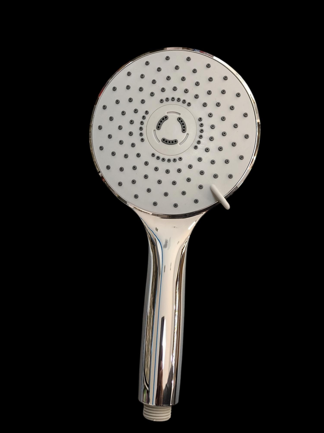 Doccia anticalcare in ABS cromato 3 getti