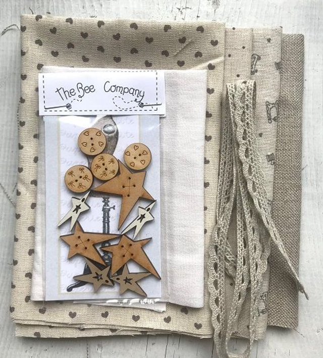 Lot de tissus "les gris" - ref KS2