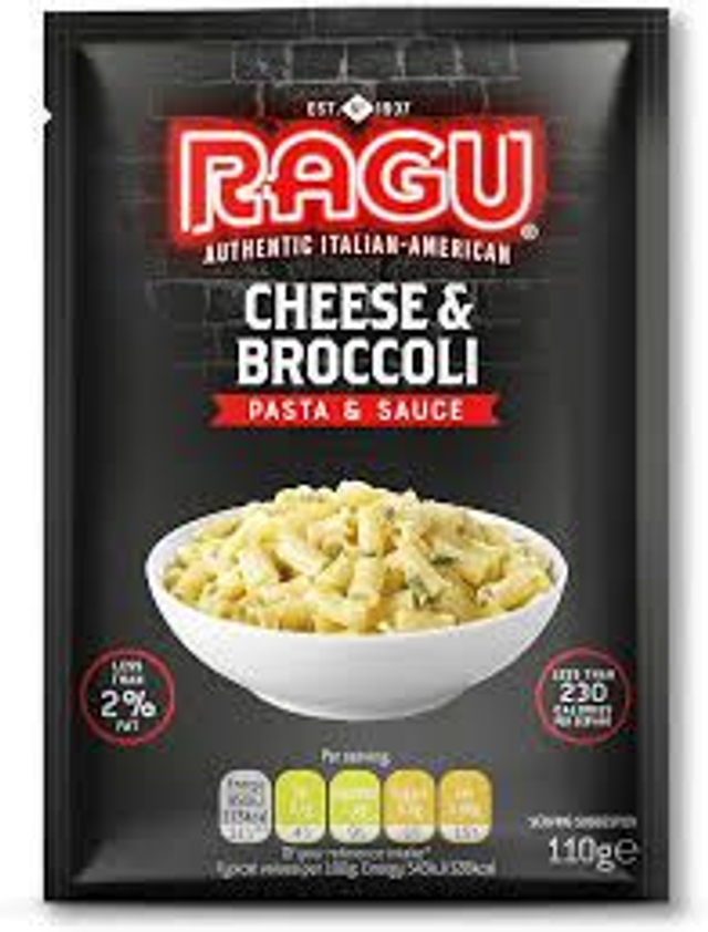 Ragu Pasta &amp; Sauce Cheese &amp; Broccoli 110g
