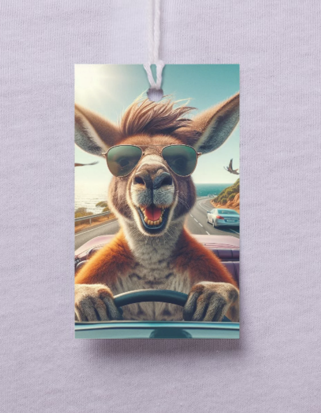 Un Kangourou au volant 