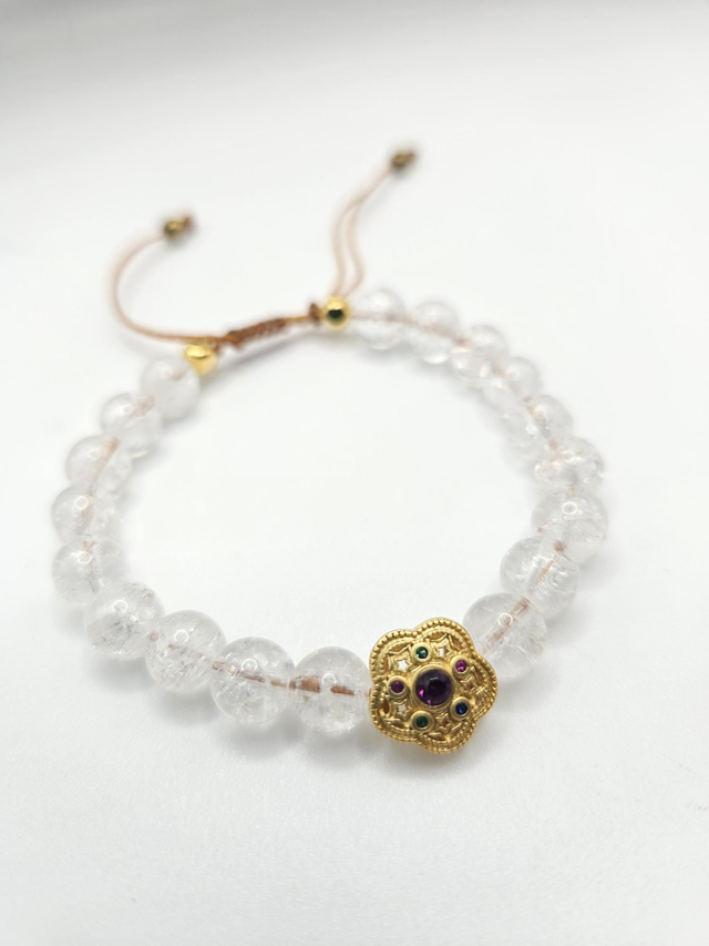 Bracelet cristal de roche 