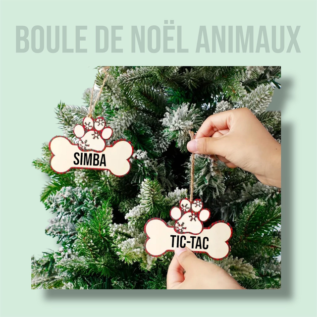 Boule de Noël Animaux 