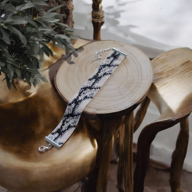 Bracelet peau de serpent