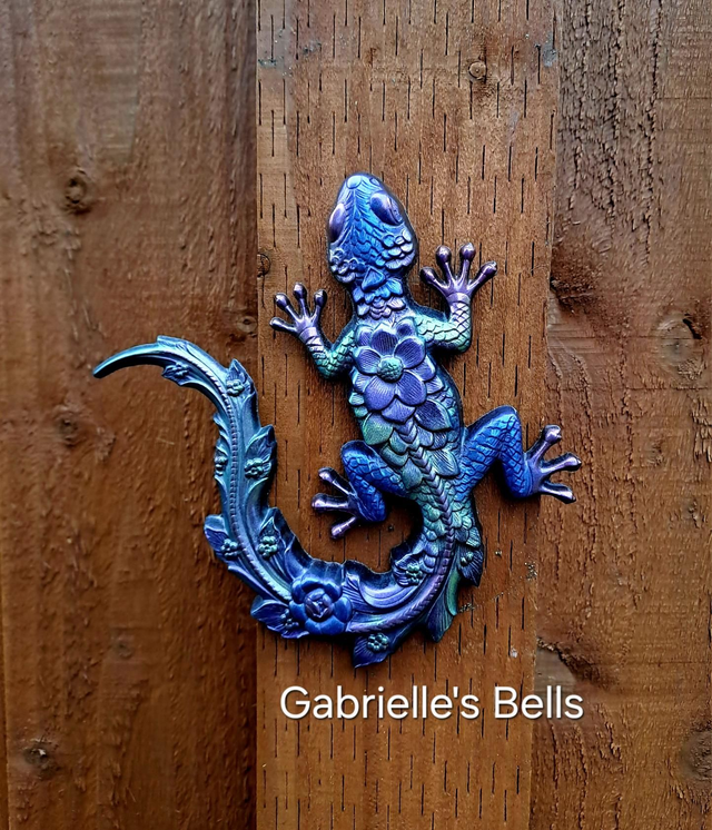 LIZARD WALL PLAQUE 