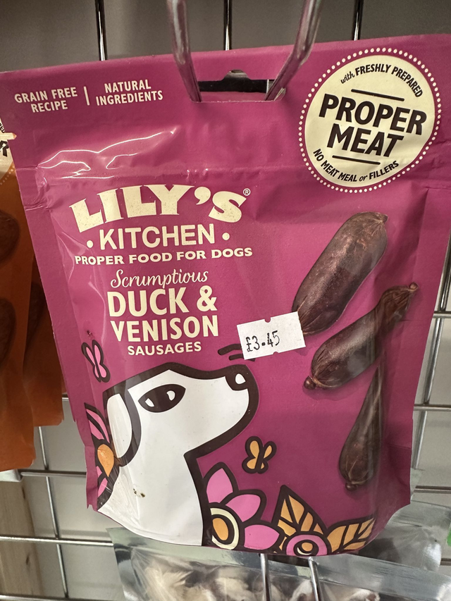 Lily's Kitchen - Duck and Venison Sausages - 70g