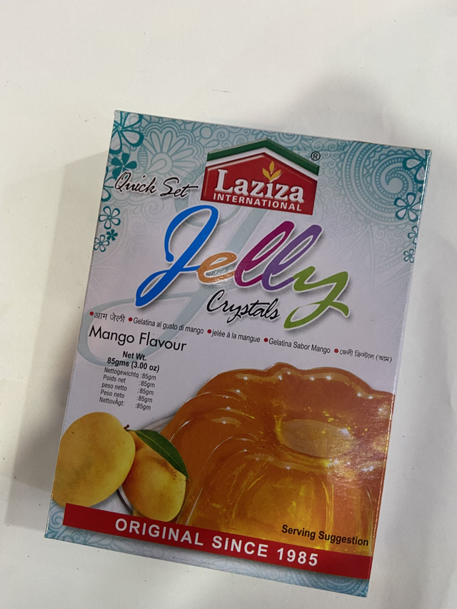 JELLY MANGO FLAVOUS 85g - LAZIZA