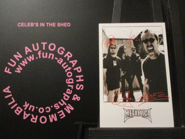 Metallica Original Pre-Print 6x4 Cast Card