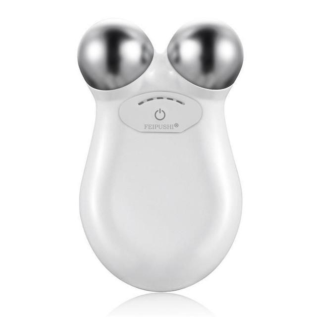 Electric Microcurrent Facial Massager – Dual Roller