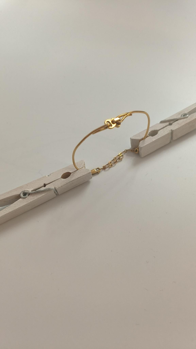 Bracelet zip plaqué or - Charlotte Lavergne 