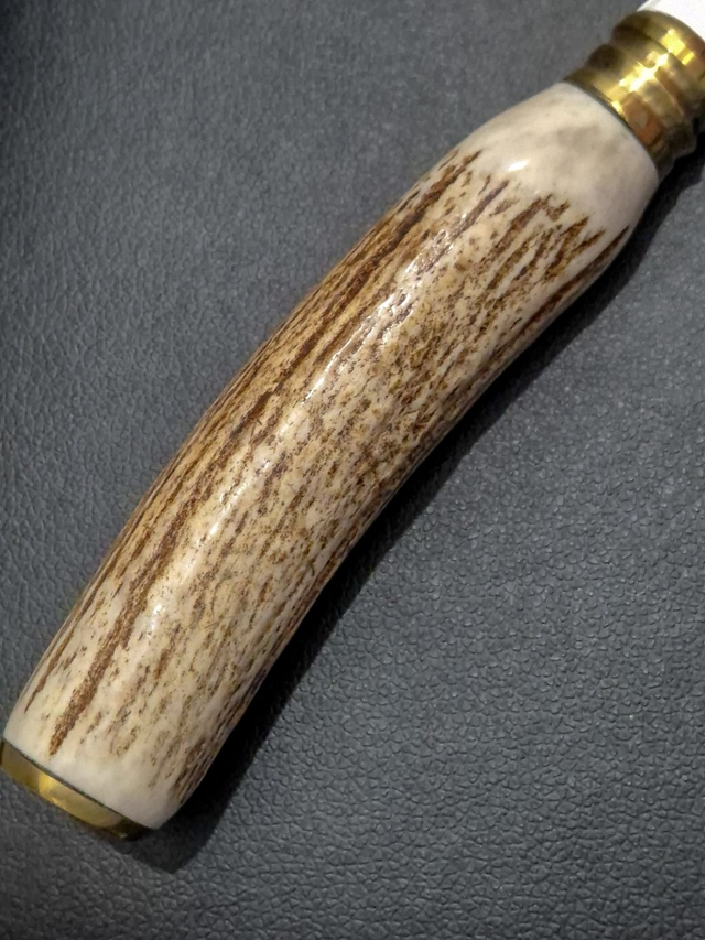 Faca Turca 12 Pol Aço Inox 420c Cabo Chifre De Cervo Bainha