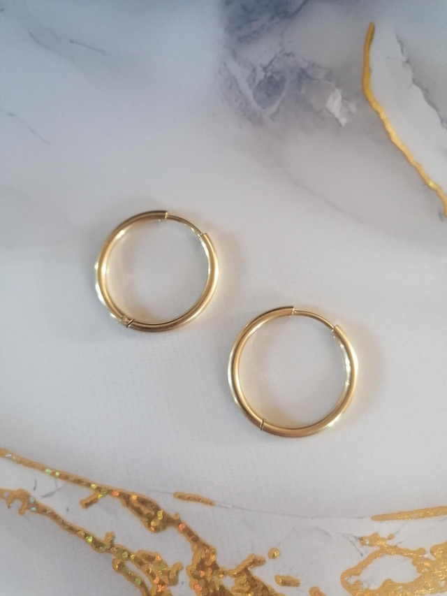 Créole dorée 20 mm