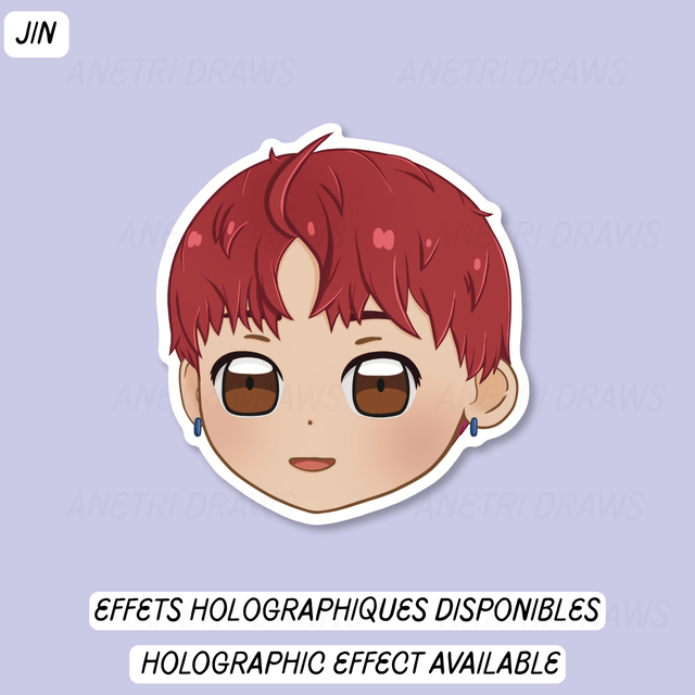 Sticker visage mignon Dandadan | Jin Enjoji