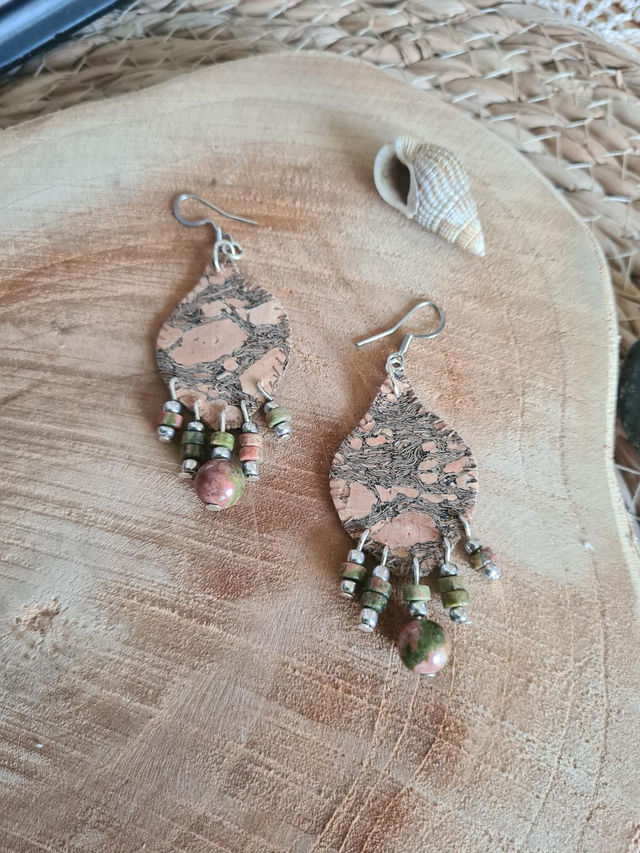 Boucles Liège et Unakite 