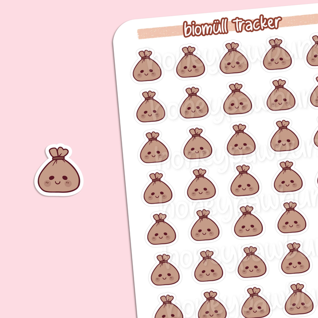 Biomüllsäcke Sticker Sheet - ST2301