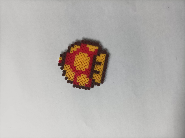 boule de noël champignon jaune Mario