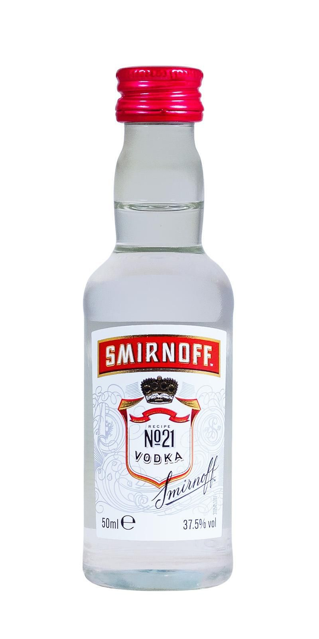 Smirnoff Vodka Red Mini 37.5% Alc. 0.05cl (Case=12)