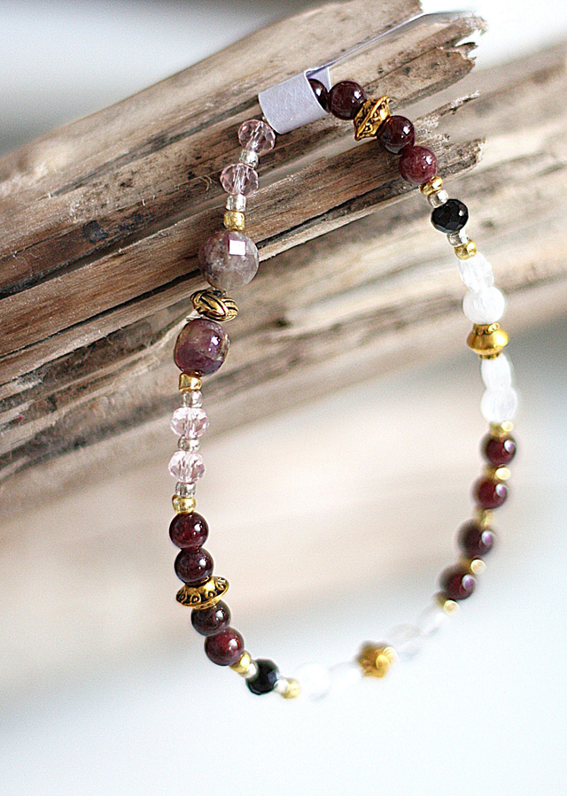 Bracelet Solo Perles d&#039;Harmonie - Protection Ancrage Force Interieure Calme