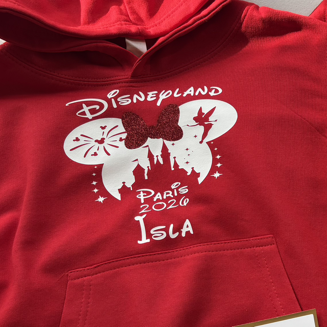 Disneyland castle silhouette hoodie